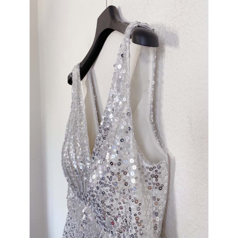 Marchesa Notte Degrade sequin gown tea length - Picture 13 of 14